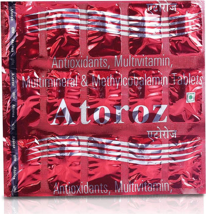 ATOROZ Multivitamin for Men and Women Daily Multivitamins & Multiminerals with Vitamin B12, Zinc & More Essential Vitamins for Men(Pack Of 3) 45 Tablets