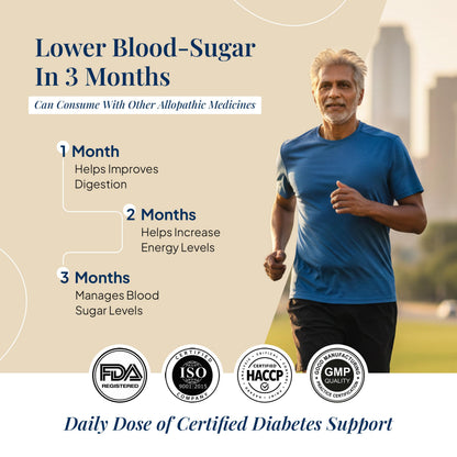 Maadico Sugar Balance Capsules For Diabetes Care, 120 Capsules | Regulates Blood Sugar & Glucose Levels | Strengthens Immunity | Ayurvedic Herbal Blend for Balanced Wellness & Daily Health Support