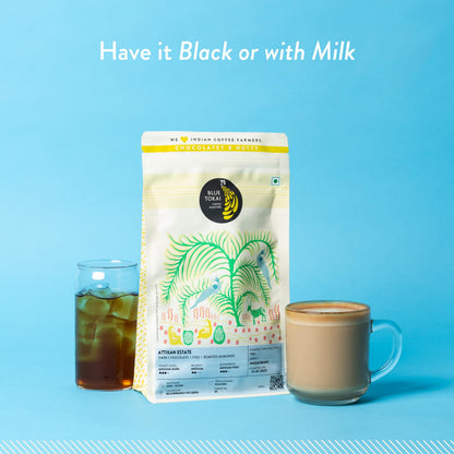 Blue Tokai Coffee Roasters Attikan Estate - Medium Dark Roast | Whole Beans 150g | Single Origin Whole Coffee | 100% Arabica Beans | Specialty Coffee | Freshly Roasted Coffee