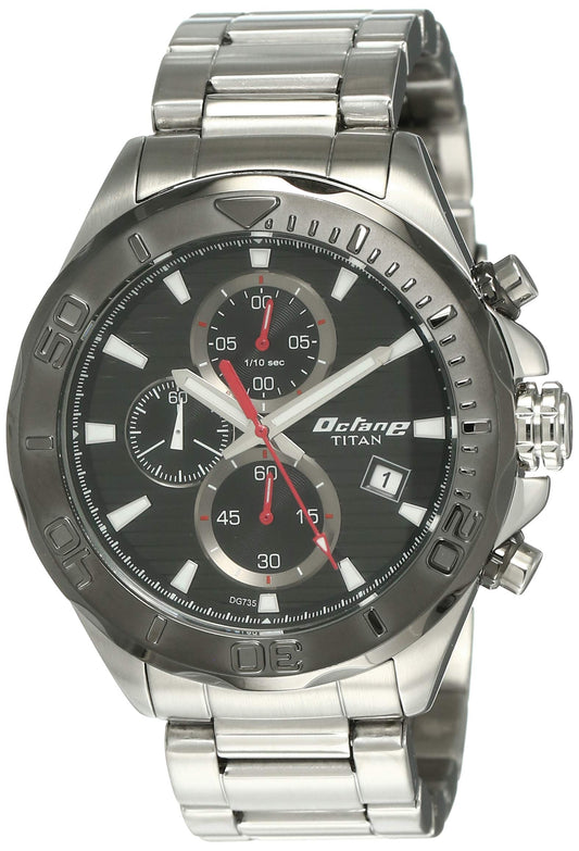 Titan Octane Analog Black Dial Men's Watch-NL90087KM02/NP90087KM02