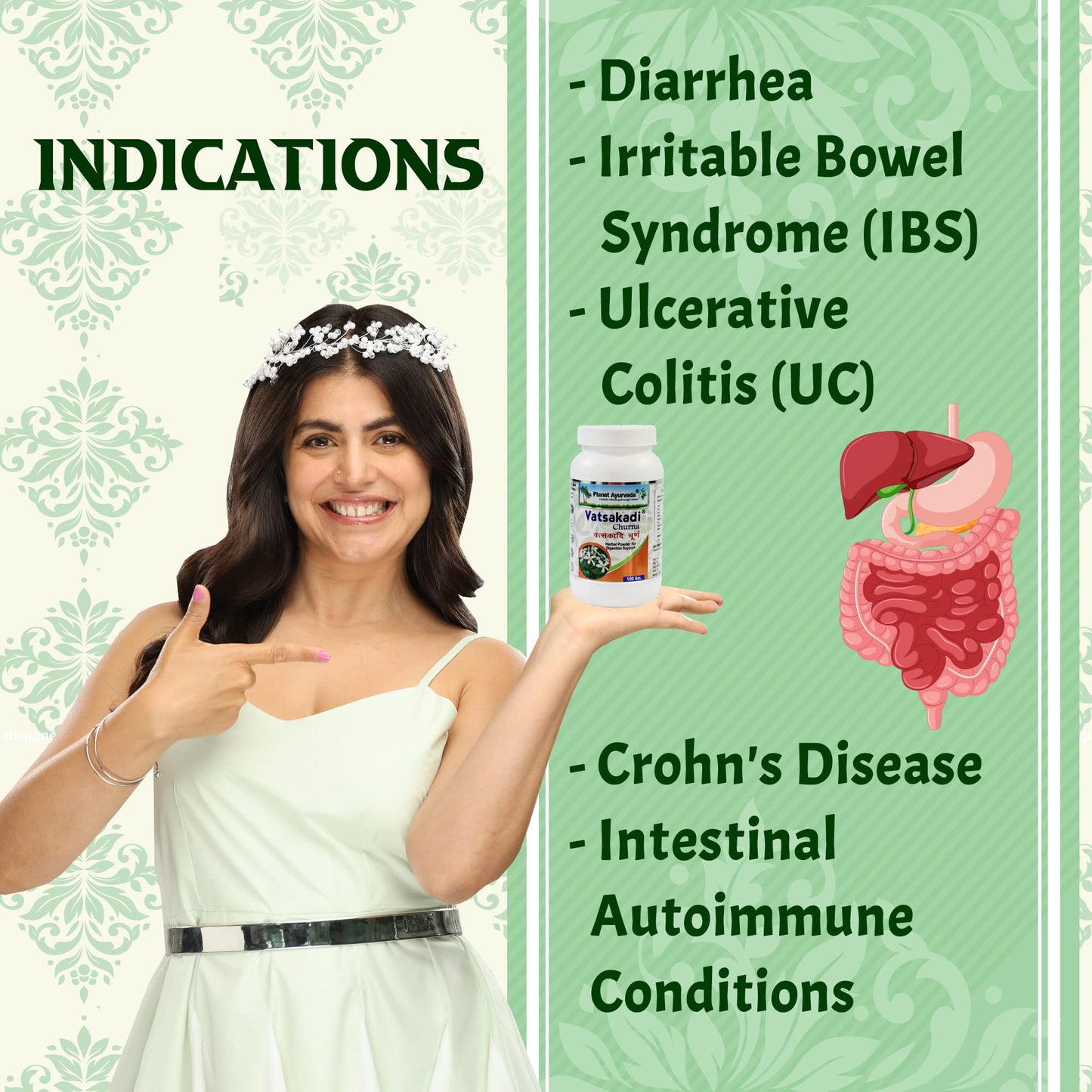 Planet Ayurveda Vatsakadi Churna, 100 gms, "Ayurvedic Medicine for Ulce- image 4