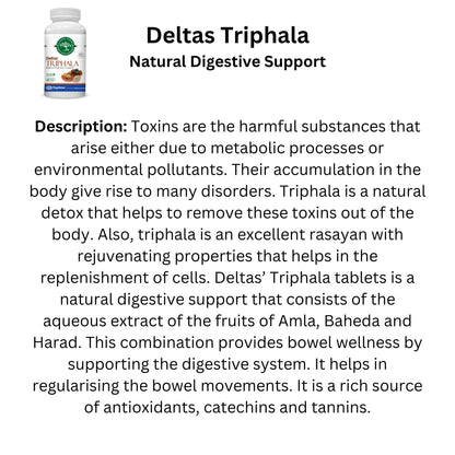 Deltas Triphala Herbal Supplement: Digestive Wellness & Holistic Health