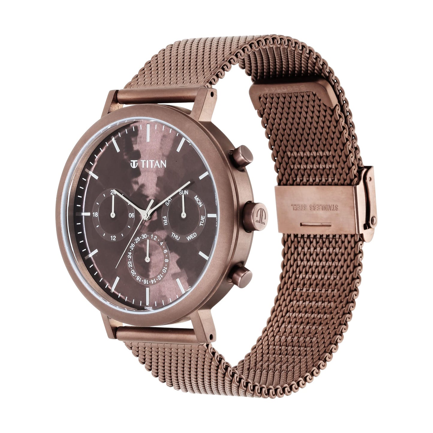 Titan Purple: Valentine’s Day Collection Analog Brown Dial Men's Watch-- image 5