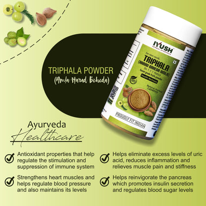 Iyush Herbal Ayurveda Triphala Powder – 100Gm | Triphala Churna Powder- image 6