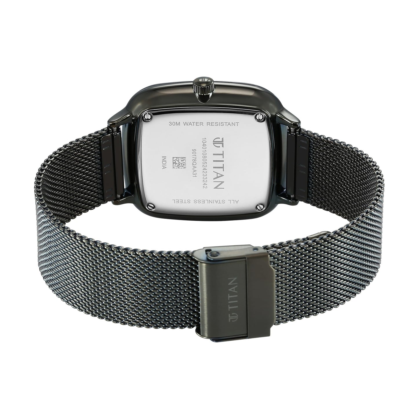 Titan Avant Garde Quartz Multifunction Brown Dial with Green Color Stai- image 2