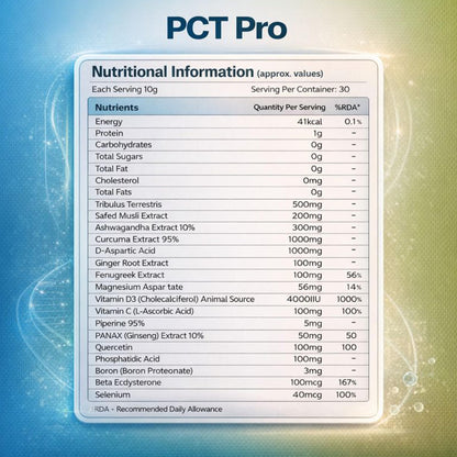 The 5XL Nutrition PCT Pro 300g Powder | Advanced Post Workout Recovery Formula | Supports Muscle Recovery, Strength & Hormonal Balance