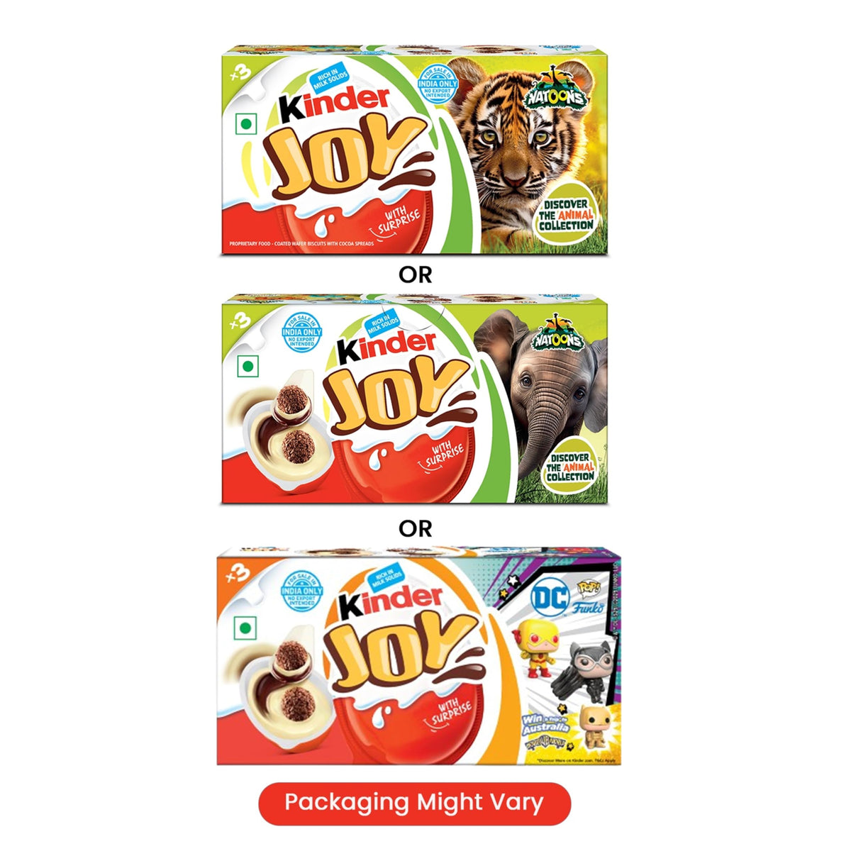 Kinder Joy Harry Potter Pack of 3