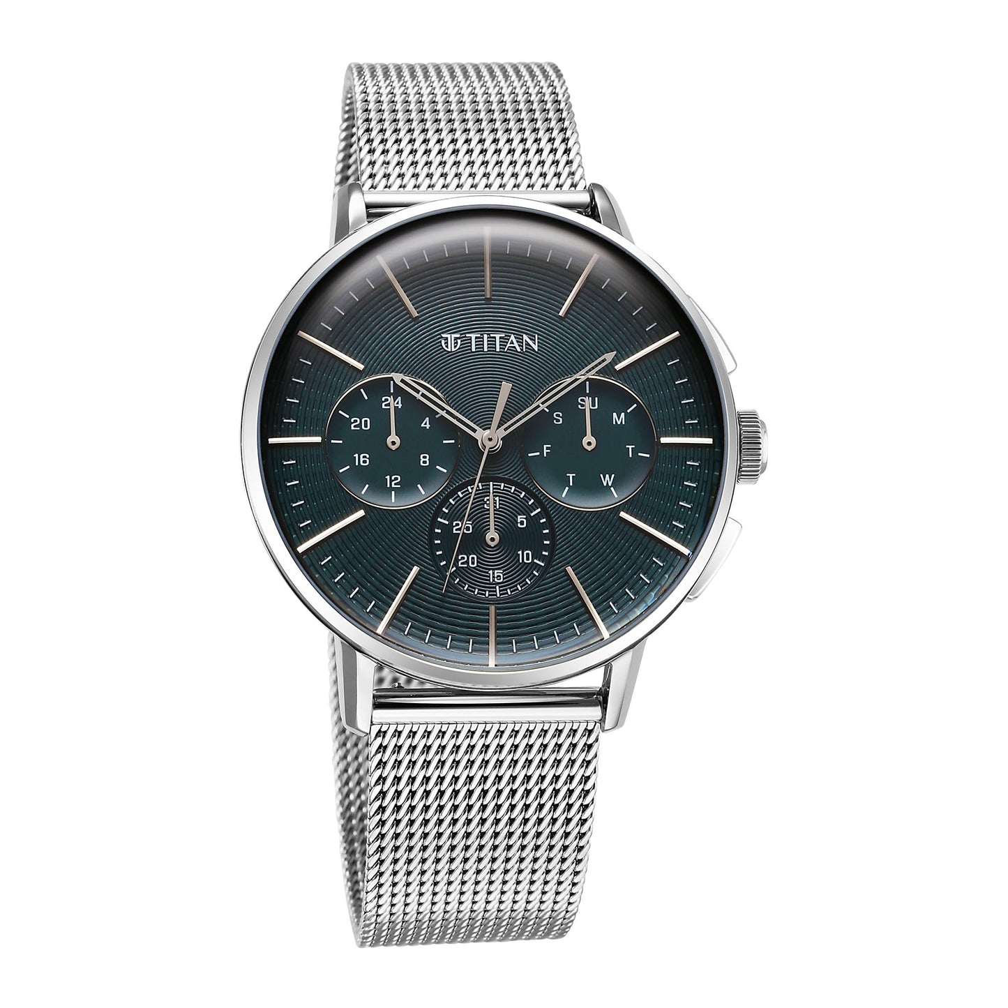 Titan Analog Anthracite Dial Men's Watch-90200SM01