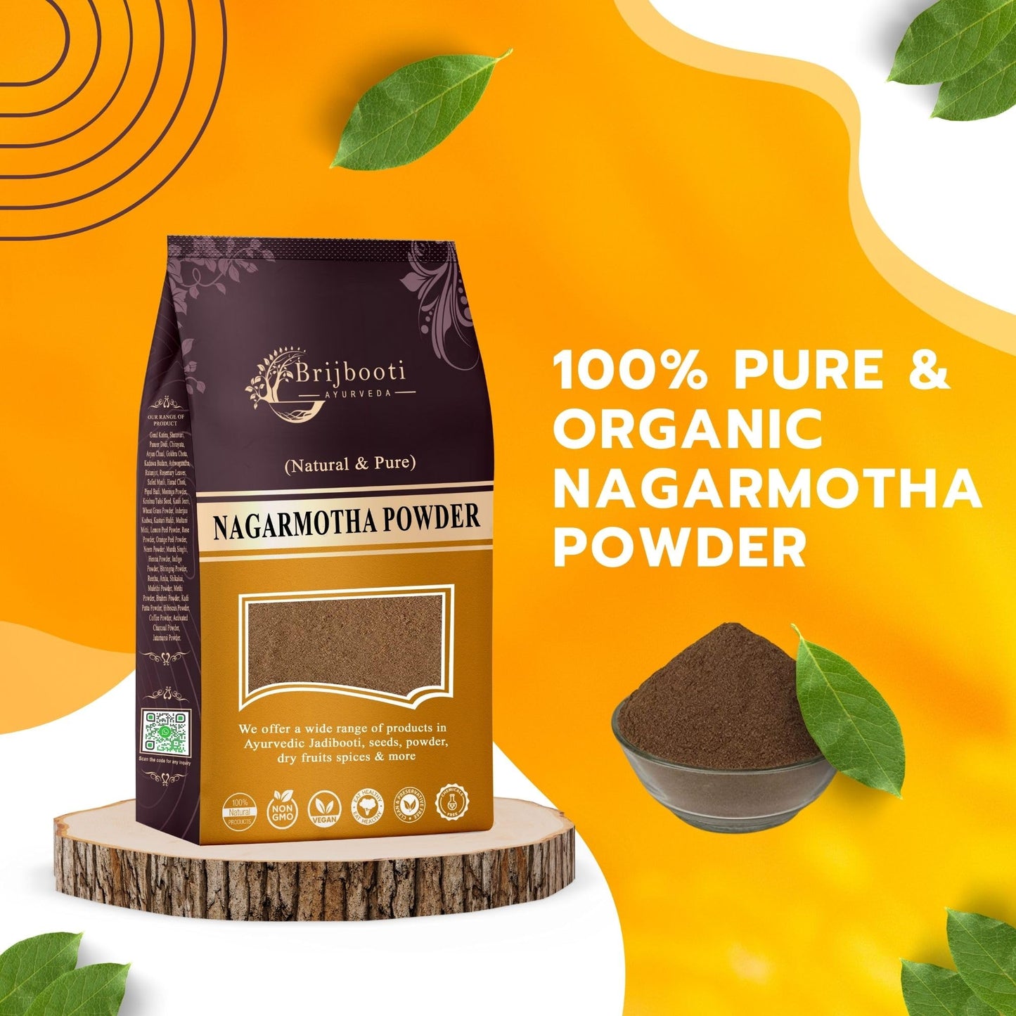 BIRJU MAHAVIR 400 Gr Nagarmotha Powder - Cyperus Rotundus Powder, Natur- image 4