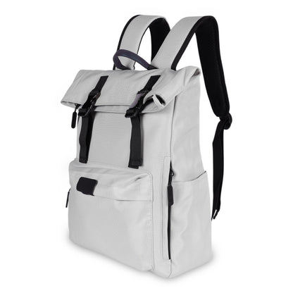 VOYAGER PARIS Vanguard Roll Top Laptop Backpack | Premium Polyester Fab- image 7