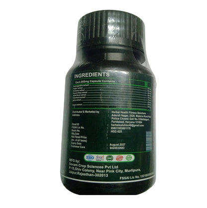 Fitness Prime Herbal Wellness Capsules (60 Capsules) | Essential Vitamins & Minerals Supplement | Supports Bone Health, Immunity & Daily Wellness | Ayurvedic Health Care Formula