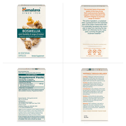 Himalaya Boswellia 60 Vegetarian Capsules