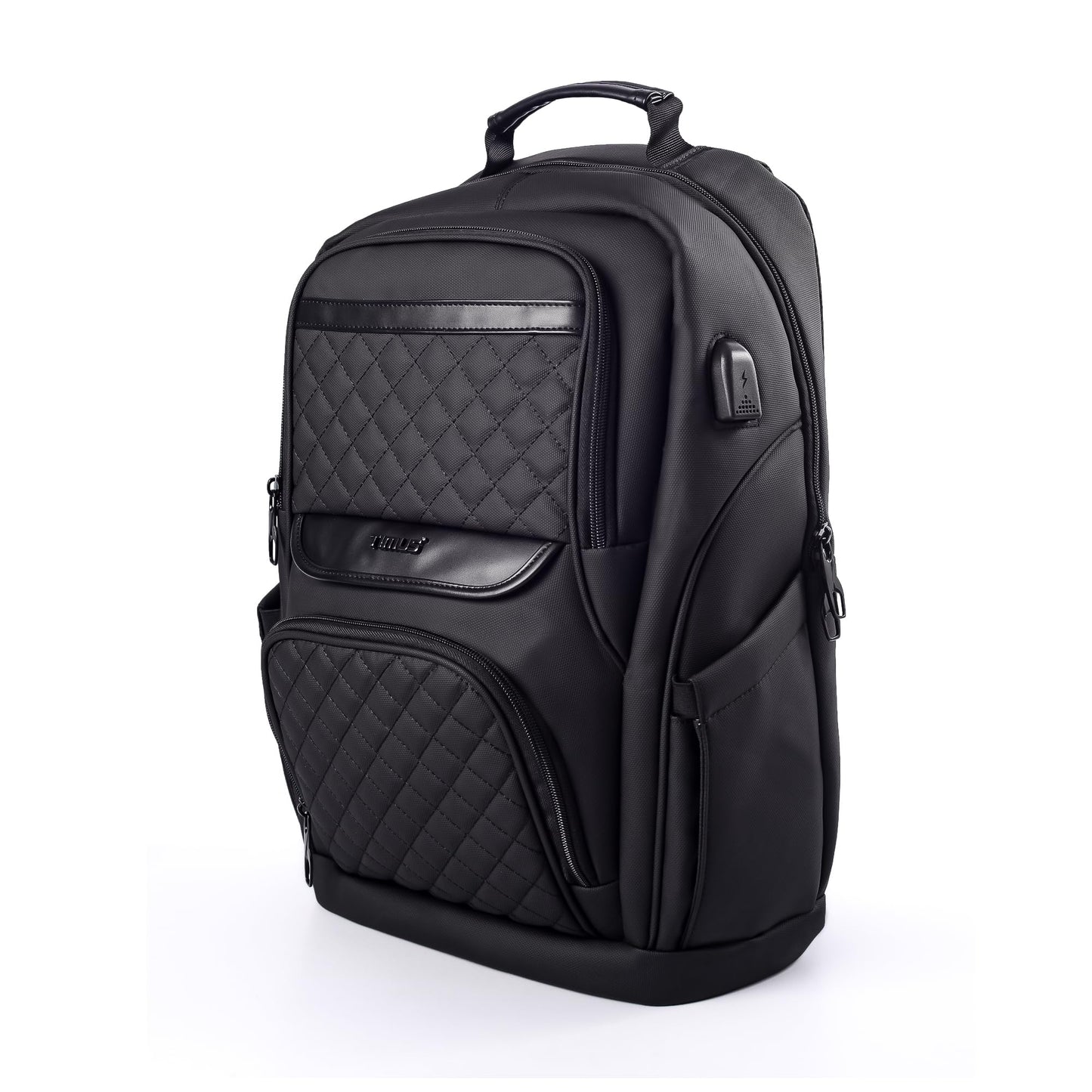 Timus Berlin Black Professional Laptop Bag for Men & Women 23 L with 15.6 Inch L