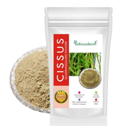 IndianJadiBooti HadJod Cissus Powder Bone & Joint Wellness (400 Grams Pack)