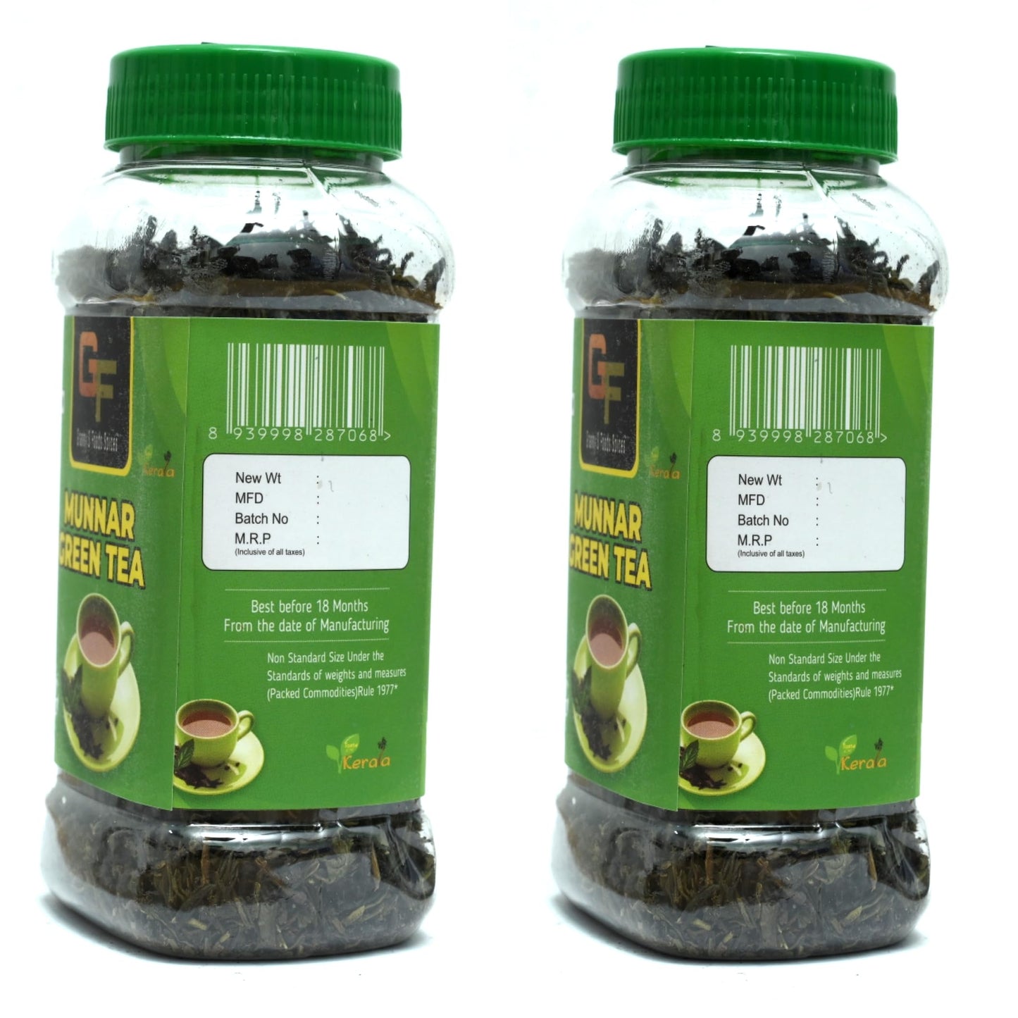 Granny'S Foods Munnar Green Tea - 200g | Rich in Antioxidants for Weight Management & Detox | Fresh & Refreshing Healthy Brew
