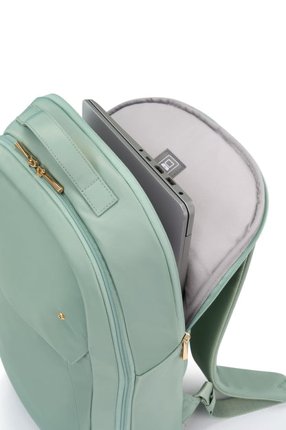 Samsonite Valerie 15.6 inch Laptop Compatibility Nylon Womens Backpack for Office in Green