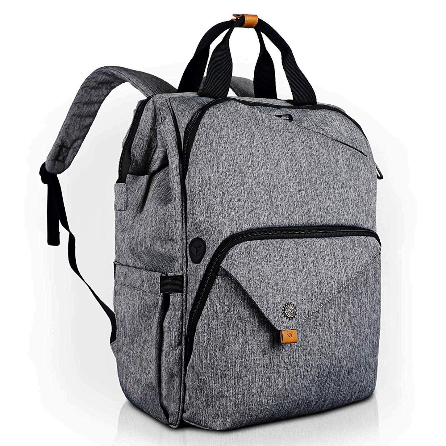 Hap Tim Laptop Backpack 15.6/14/13.3 Inch Laptop Bag Travel Backpack for Women/Men Waterproof School Computer Bag Large Capacity Bookbag for College/Travel/Business (7651US-G)