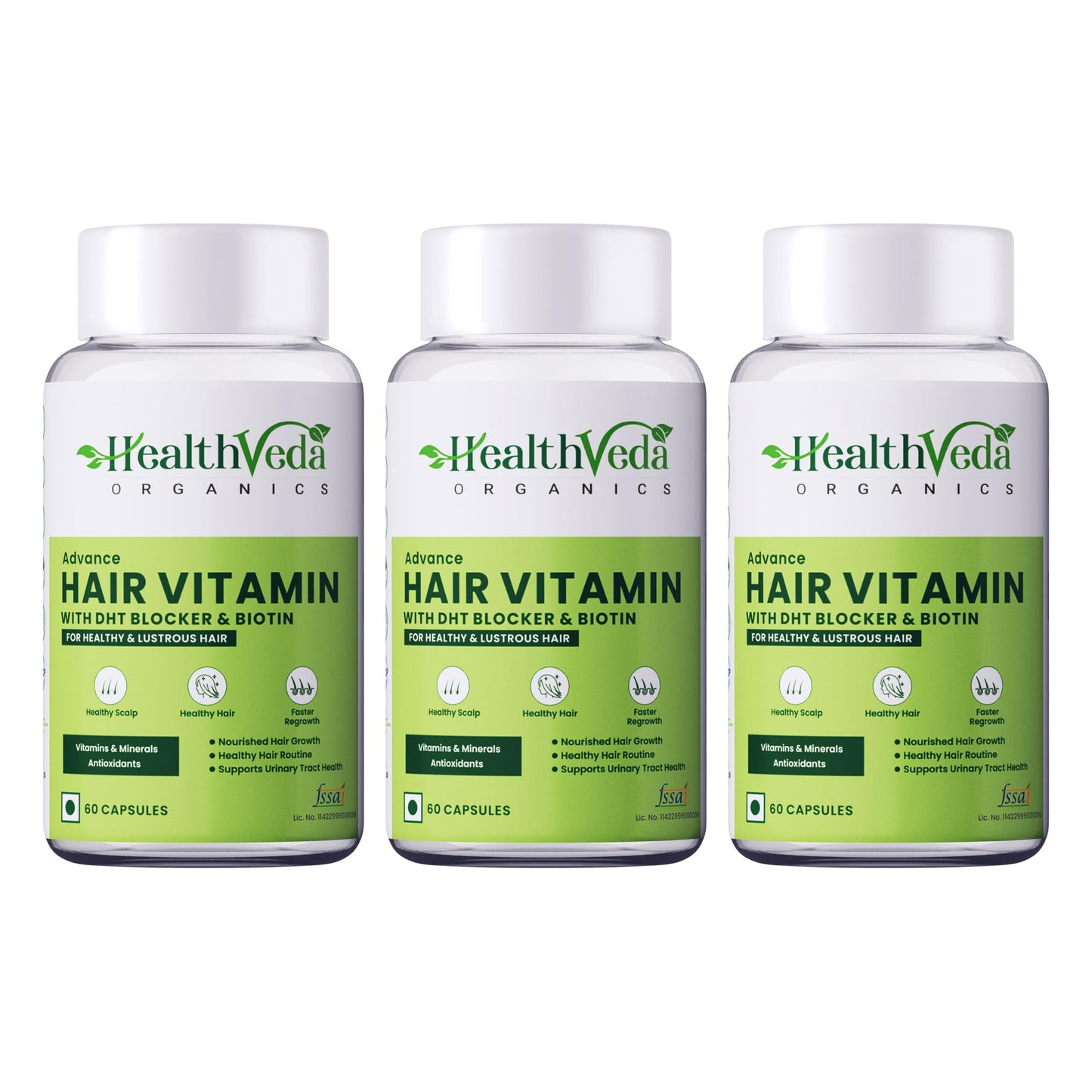 HEALTH VEDA ORGANICS PRIVATE LIMITED Advance Hair Vitamin with DHT Bloc- image 5