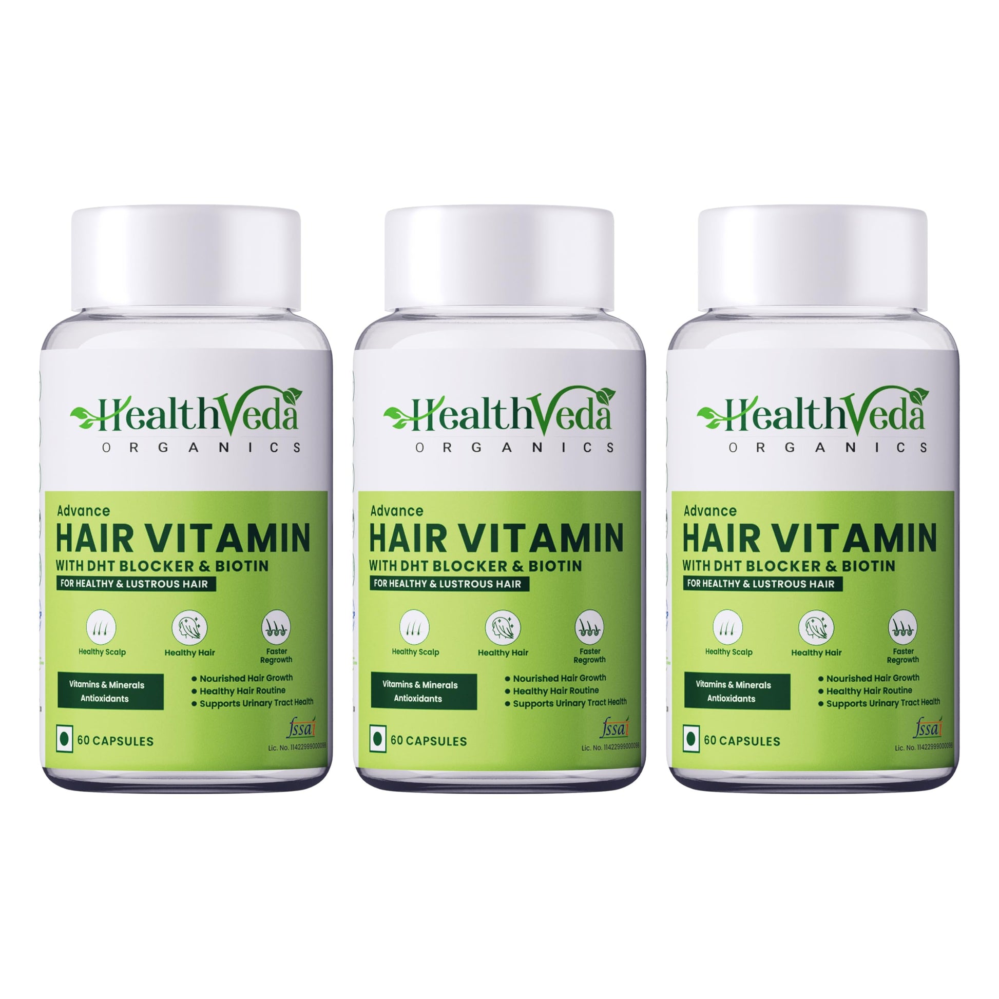 HEALTH VEDA ORGANICS PRIVATE LIMITED Advance Hair Vitamin with DHT Bloc- image 5