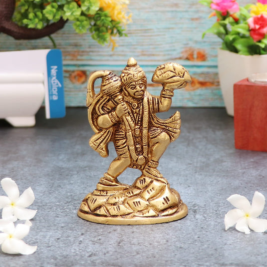 Nexplora Industries Pvt. Ltd. Brass Lord Hanuman Idol Statue Bajrang Bali Murti