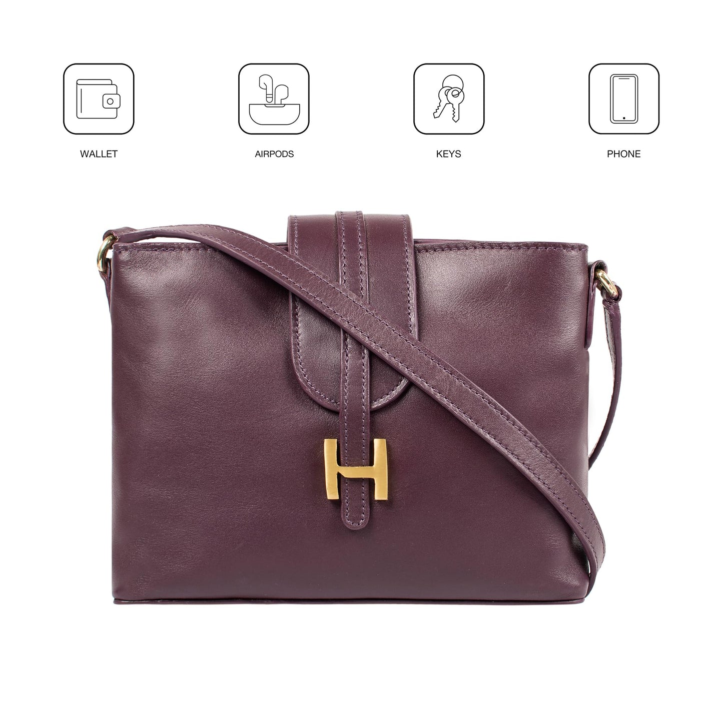 Hidesign Women's Handbag(MEL RAN AUB)