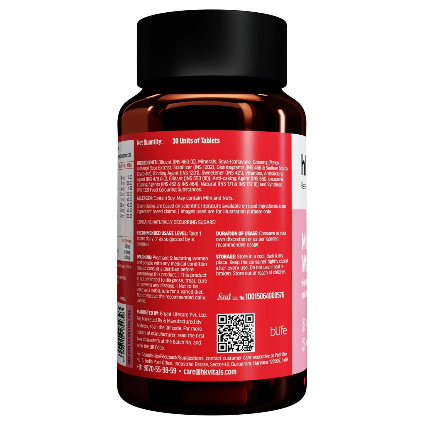 HealthKart HK Vitals Multivitamin For Women (30 Tablets) |With Zinc, Vi- image 7