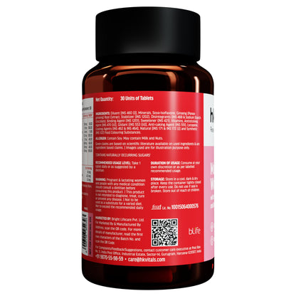 HealthKart HK Vitals Multivitamin For Women (30 Tablets) |With Zinc, Vi- image 7