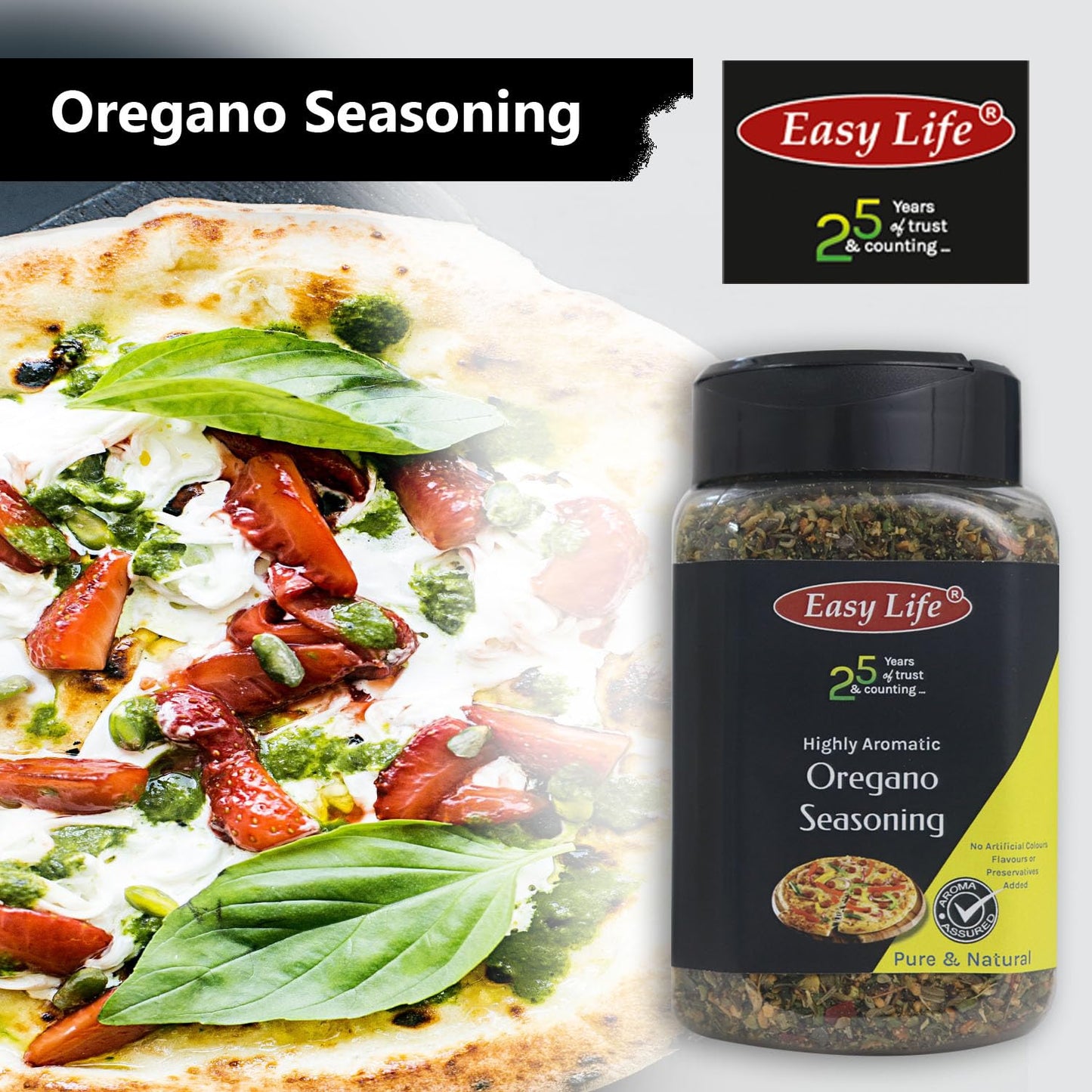 Easy Life Roasted Chilli Flakes 200gm [Ideal Sprinkler Pack for Pizza Chef's Pantry and Every kitchen's Shelf]