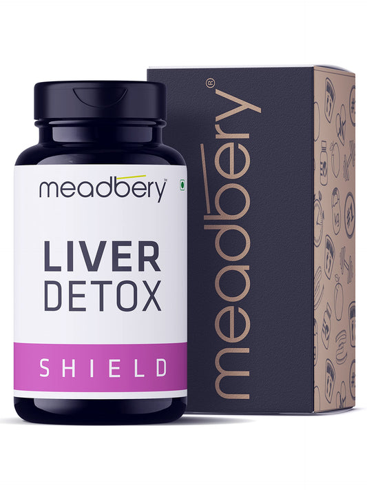 Meadbery Liver Detox Ayurvedic Medicine For Fatty Liver with Milk Thistle Extrac