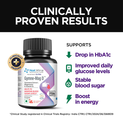 Natxtra Gymne-Mag D | Gymnema Sylvestre (Natural Gurmar leaves) + Magne- image 3