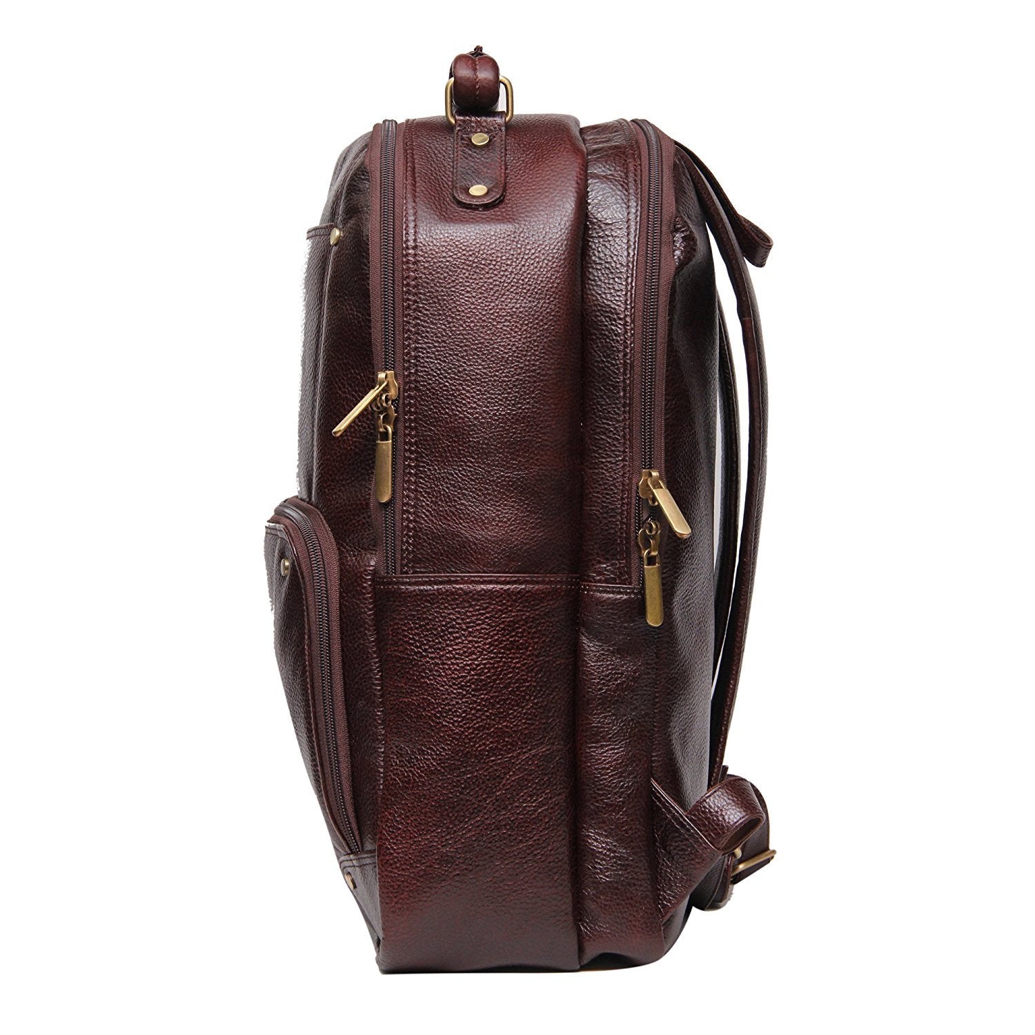 Leathers Villa Leather Villa Leather LV Backpack Bag for Men |15.6'' La- image 4