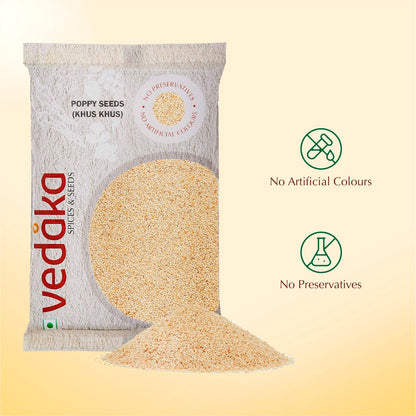 Amazon Brand - Vedaka Poppy Seeds (Khus Khus), 100g