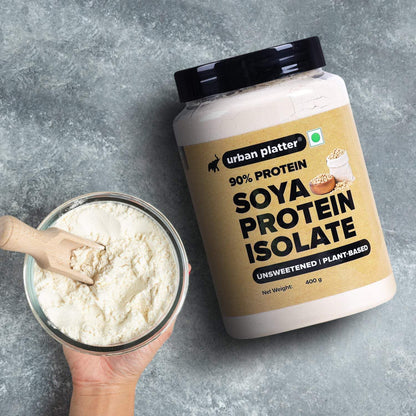 Urban Platter Soya Protein Isolate Powder, 400g- image 9