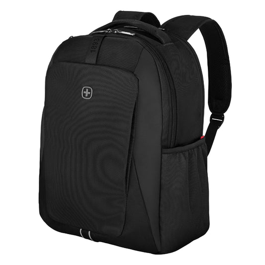 WENGER, New Essentials 2023, XE Professional 15.6 inches Laptop Backpack (23 liters), 44 cm, Recycled Polyester PVC, Black, 612739 | Swiss Designed