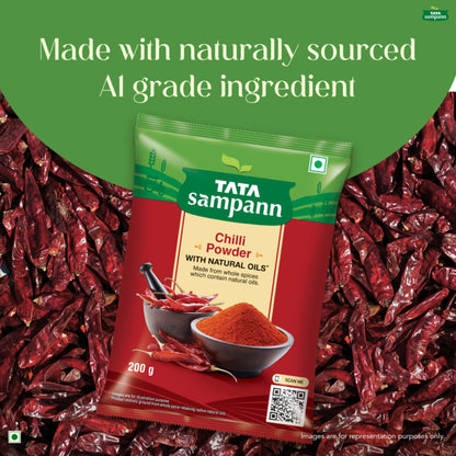 Tata Sampann Chilli Powder with Natural Oils, 100g, Lal Mirchi Powder, Mirchi Powder