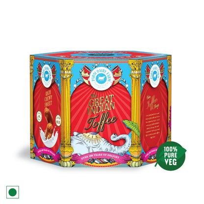 Parsi Dairy Farm The Great Indian Toffee | 100% Pure Milk-Based Rich Chewy Sweet | Over 100 Years of Delight | No Preservatives | Premium Gift Pack - 300gms