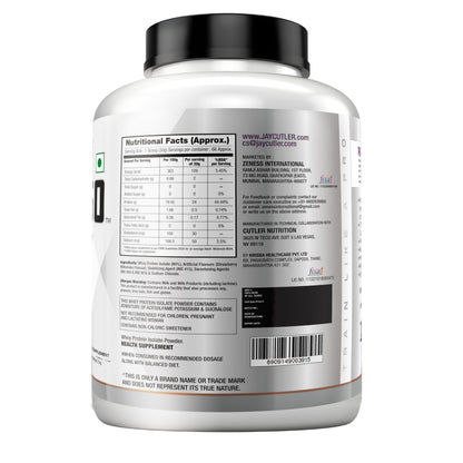 Cutler Nutrition Total ISO Whey Protein Isolate Powder 2kg (66 Servings) | 24g Protein per Serving | Fast Absorption Lean Muscle Support | Low Carb High Protein Powder | Strawberry Milkshake Flavor