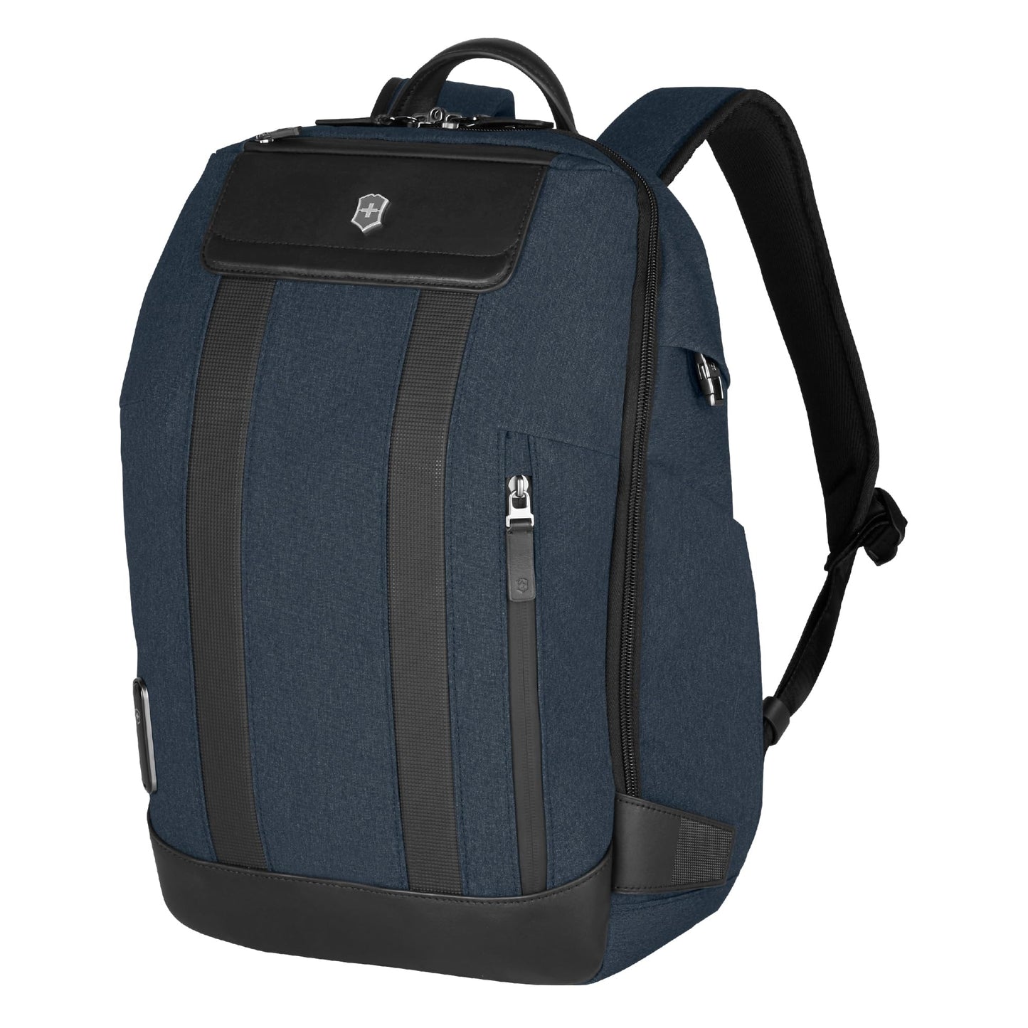 Victorinox Architecture Urban 2.0, Unisex Adult Backpack, Melange Blue/Black, One Size, Melange Blue/Black, One Size