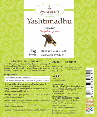Ayurvedic Life Yashtimadhu Powder - 1 kg- image 3