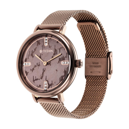 Titan Men Stainless Steel Purple: Valentine's Day Collection Analog Bro- image 4