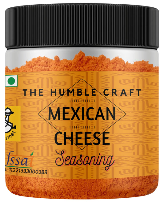 The Humble Craft Mexican Cheese Popcorn Seasoning Powder - Fajita, Fries, Taco/Tacos, Nachos, Tortillas, Burrito, Enchilada - Cheese Powder - 250gms