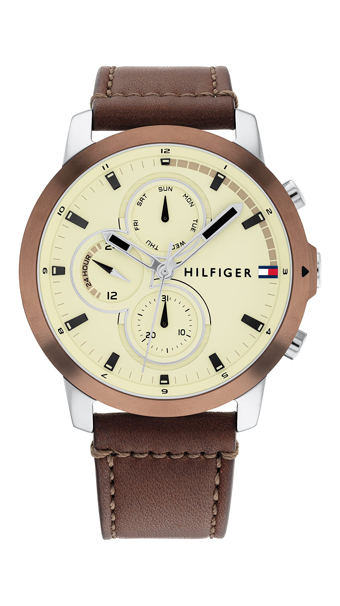 Tommy Hilfiger Men Parchment Dial Analog Watch