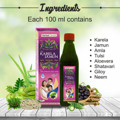 HARC HERBAL CANADA Ayurvedic Health Care (Karela Jamun 1L)