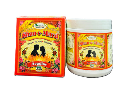GEO HERBS HEALTH CARE Shan-E-Mard Regular 125gm Unani Herbal Wellness Paste for Men Traditional Herbal Vitality & General Wellness Support