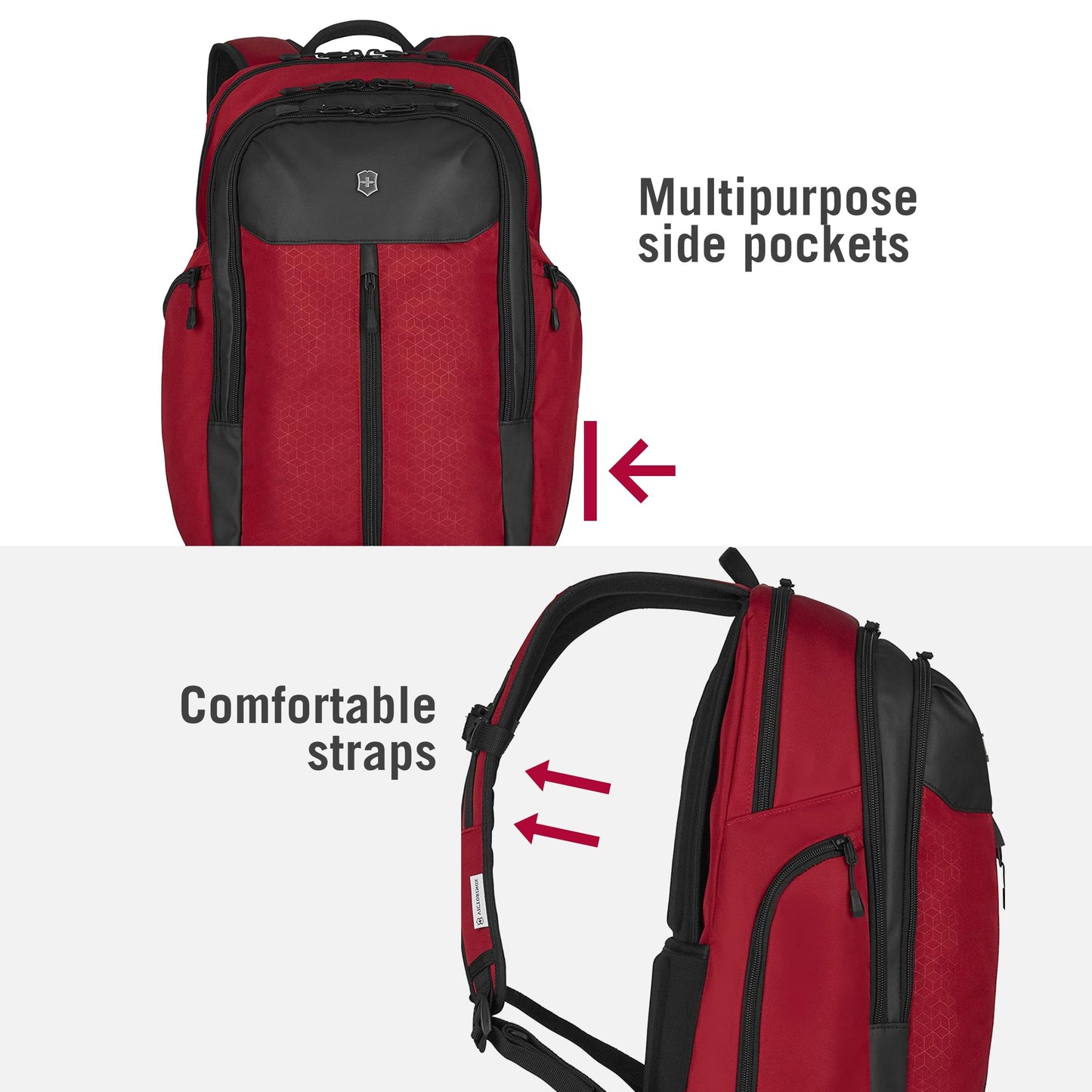 Victorinox Altmont Original, Vertical-Zip Laptop Backpack, Red (606732)