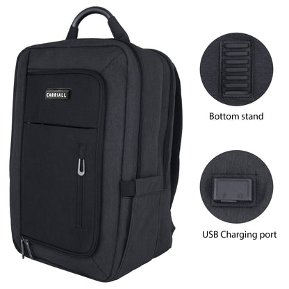 Carriall Minch Polyester Smart Laptop Backpack | Fit up to 15.6” Mac/La- image 6