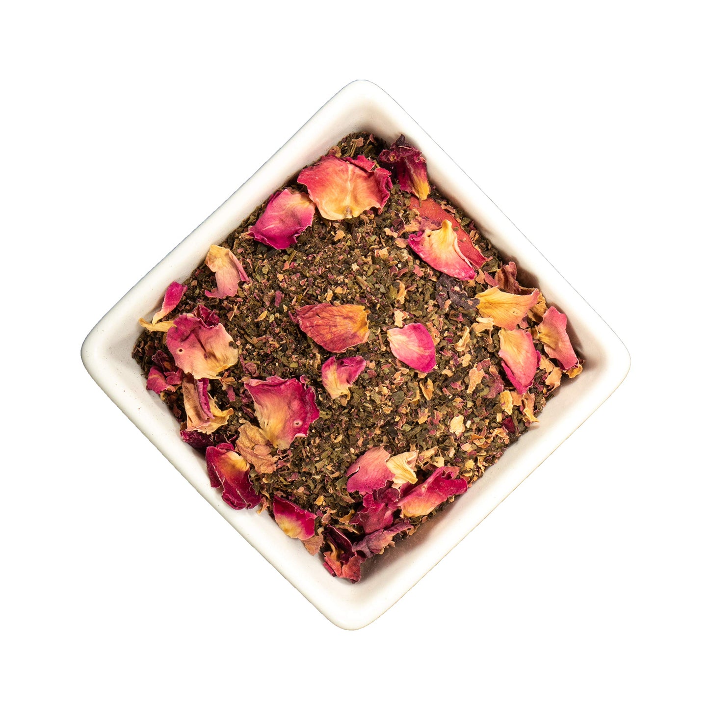 Tifusion Organic White Tea with Rose for Healthy Hair & Glowing Skin With Green World Healthiest Tea Antioxidant Herbal Cooler Tea (100 Gram, 50 Serving Cups)