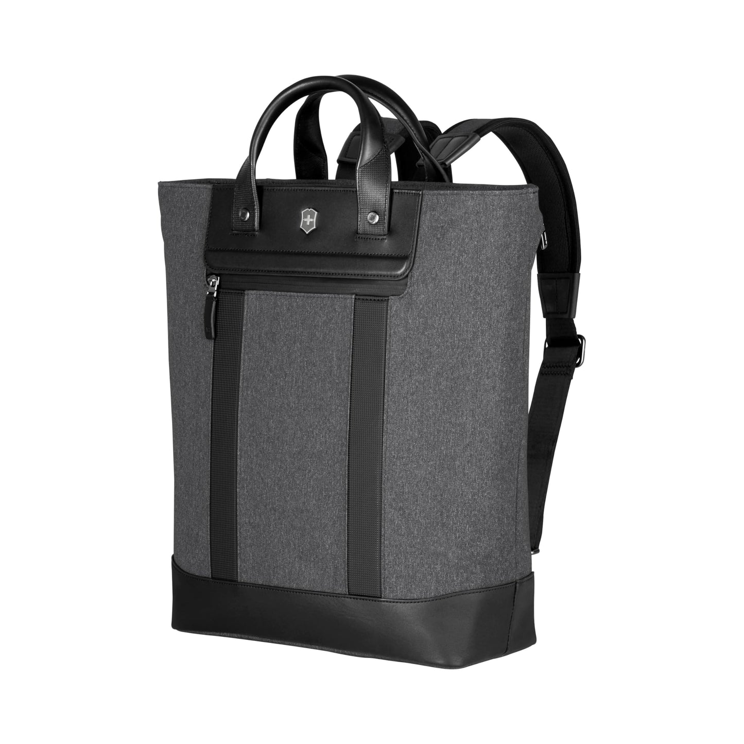 Victorinox Architecture Urban 2.0 2-Way Carry Tote/Backpack with 15" Laptop and Tablet Pocket, Melange Grey (611957), M