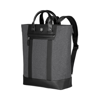 Victorinox Architecture Urban 2.0 2-Way Carry Tote/Backpack with 15" Laptop and Tablet Pocket, Melange Grey (611957), M