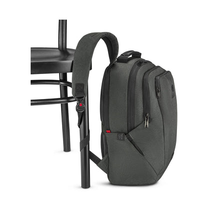 WENGER, MX ECO Professional, 16 Inch Laptop Backpack, 20 Liters Charcoal, Swiss Designed-Blend of Style and Function, 612261